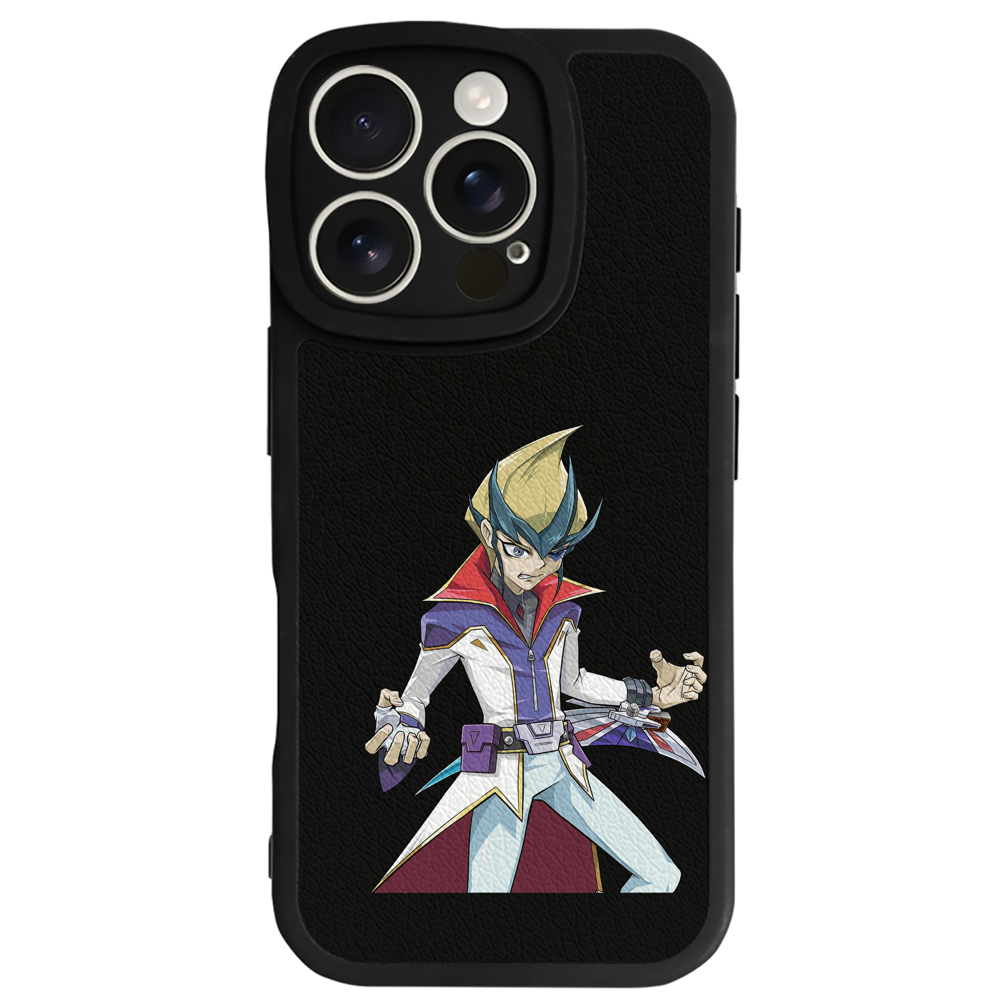 遊☆戯☆王 Yu-Gi-Oh! 【iPhone 16シリーズ対応】シリコンスマホケース（レザー調） 材質：シリコン